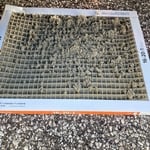 What was on the filter after cleaning