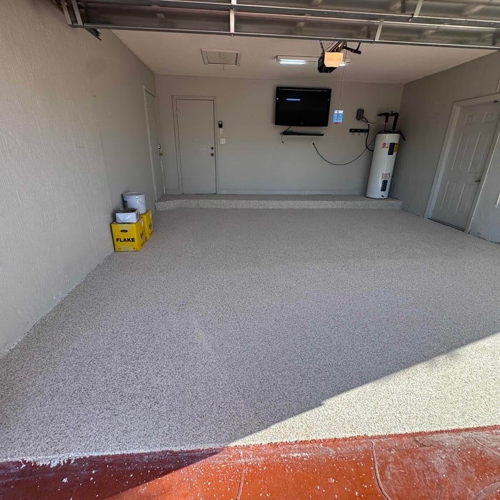 Garage floor coating