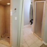 Shower Door Install