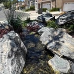 Pondless waterfall