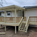 pressure treated deck
