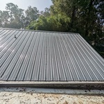 After Metal Roof Wash