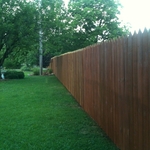 Over 200' Straight 6' Picket Fence