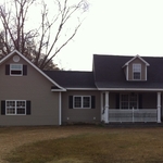 Vinyl Siding with Garage Addition