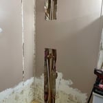 Water connections to new valve