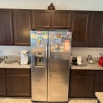 Refinishing the cabinets