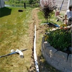 Downspout install