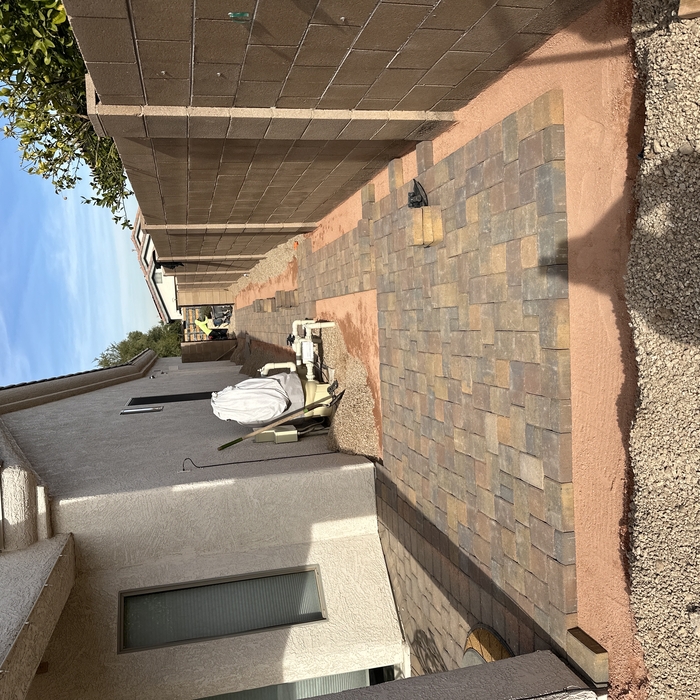 Pavers and grass