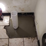 moving pre existing toilet