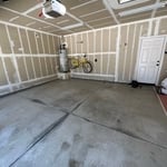 Garage Makeover with Flakes (Before)