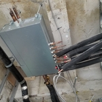 Installation and connection of a branch