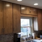 wall cabinets above sink