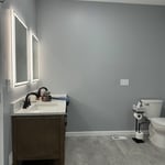 Pony Wall Bathroom