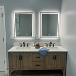 Pony Wall Bathroom