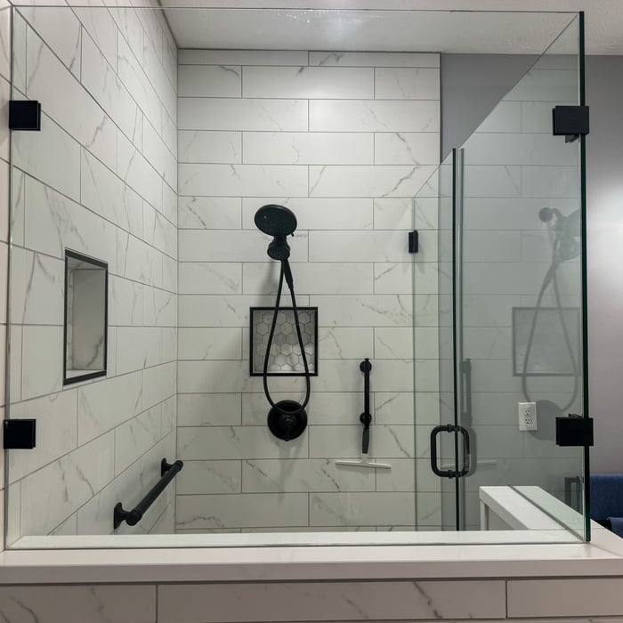 Pony Wall Bathroom