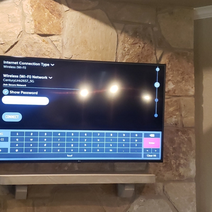 TV mounting