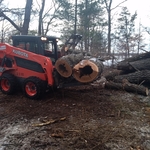 Kubota Skid Steer and Log Grapple