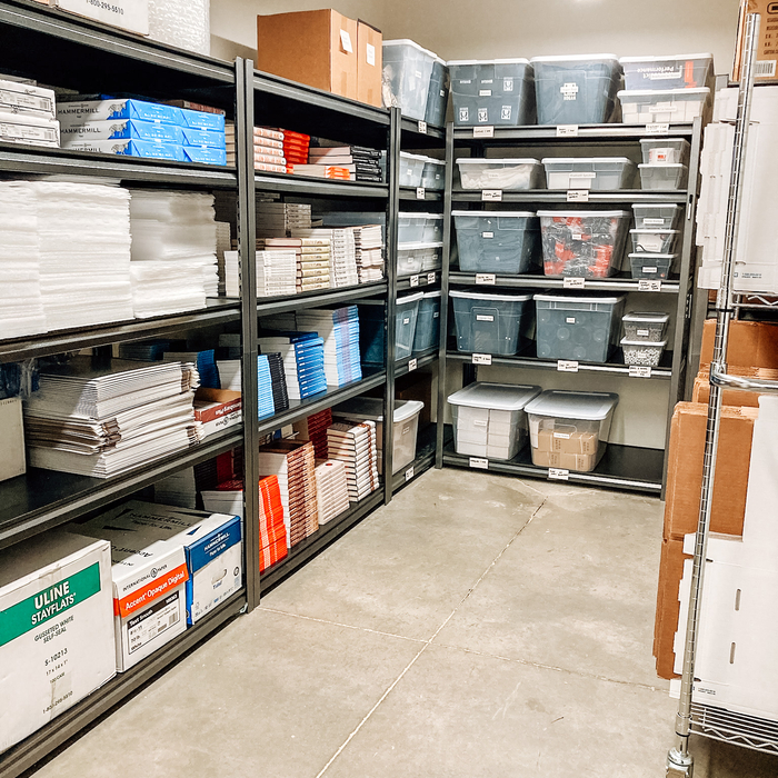 Storage and Shipping Supply Room