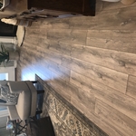 Laminate installation.