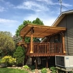 Pergola and deck Judy W