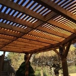 Pergola and deck Judy W