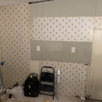 During the kitchen demo
