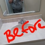 Bathroom before