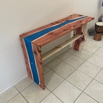 Cedar waterfall table