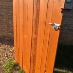 Gate repair and restored