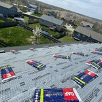 GAF HDZ Shingles in Pewterc