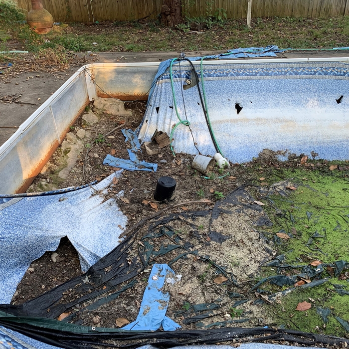 liner of pool