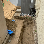 Reroute main sewer line.