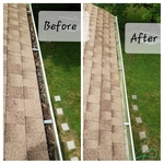 Gutter cleaning no brightener