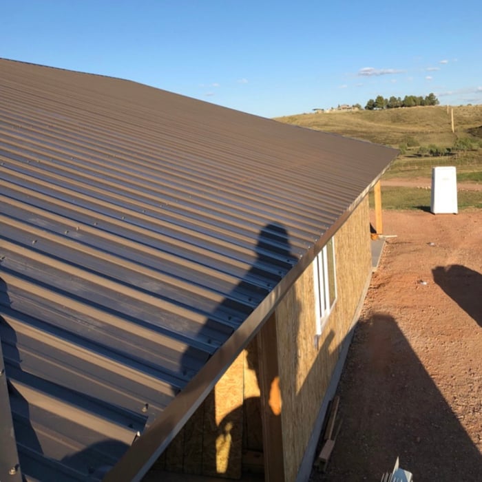 Metal roof