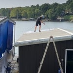 Powerwash to prep for paint
