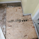 Kitchen floor.