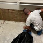 Water/Mold damaged closet
