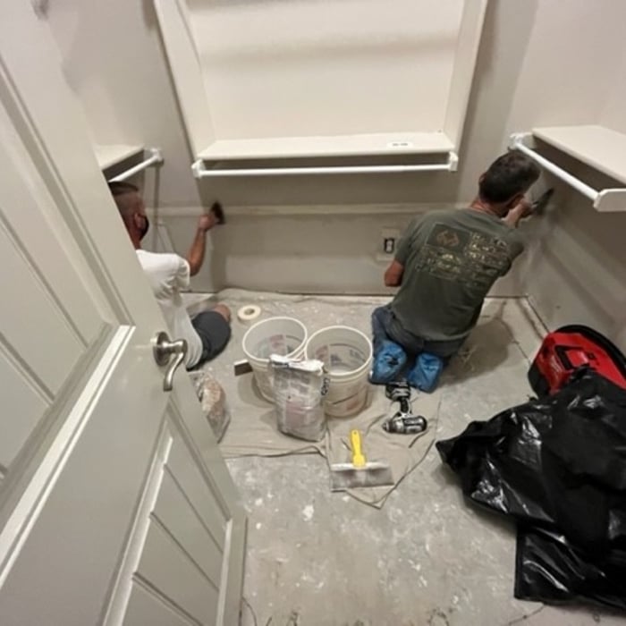 Water/Mold damaged closet