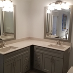 After cabinets/countertop