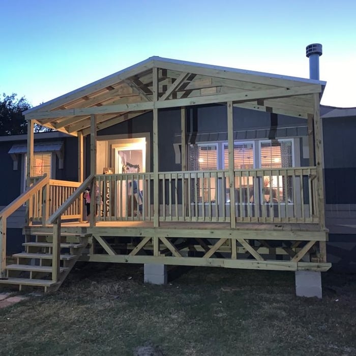 8x20 Treated Deck 
