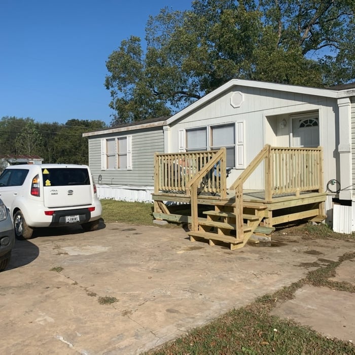 8x12 Treated Deck 