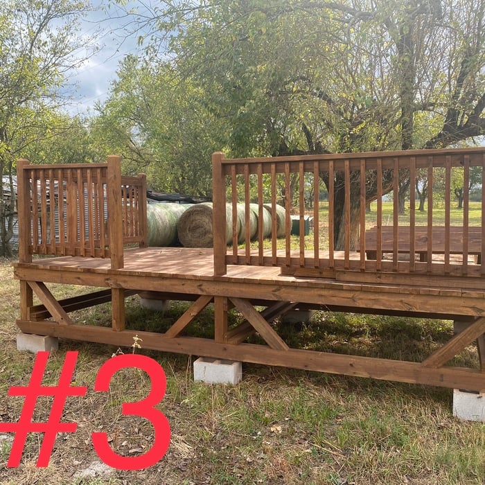 8x16 Stained Deck
