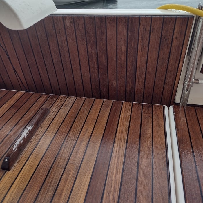 Wooden deck