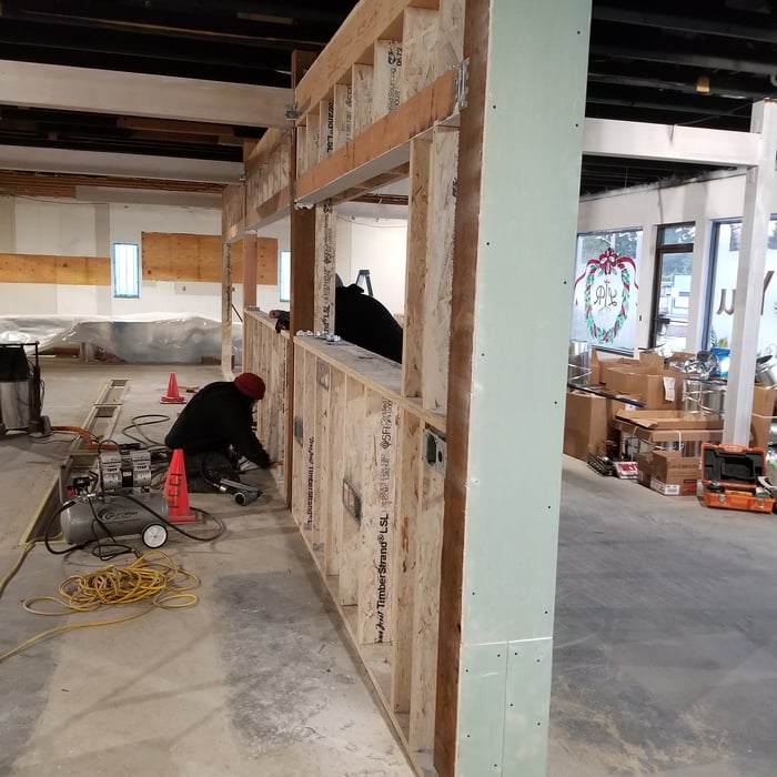 Cookline wall framing