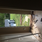 Water damage and new deck