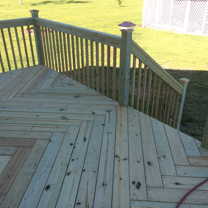 Water damage and new deck