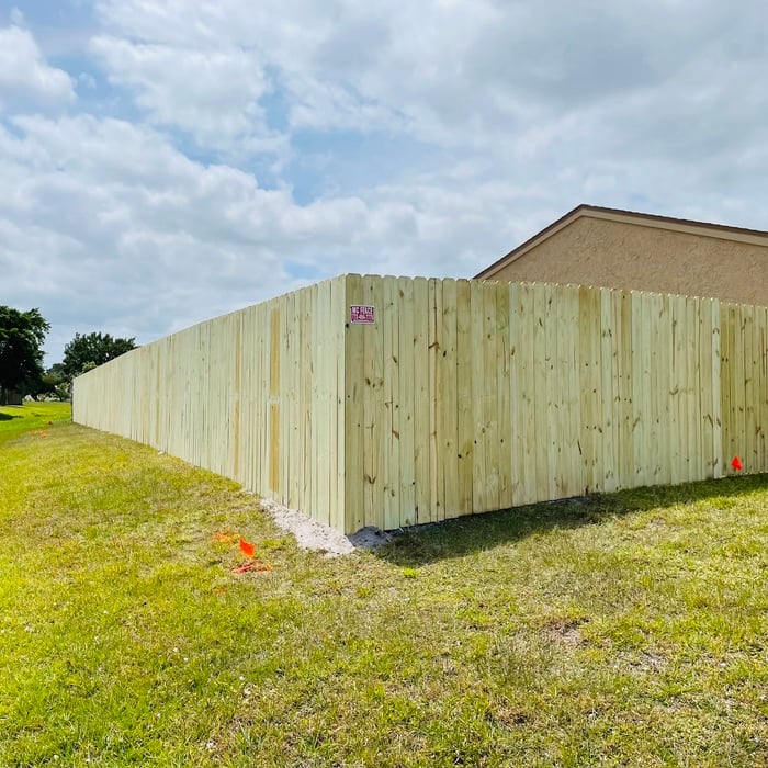 Wood Privacy Fence