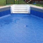 pool liner in the pool #3