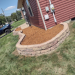 Retention Wall Flower Bed Build