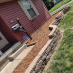 Retention Wall Flower Bed Build